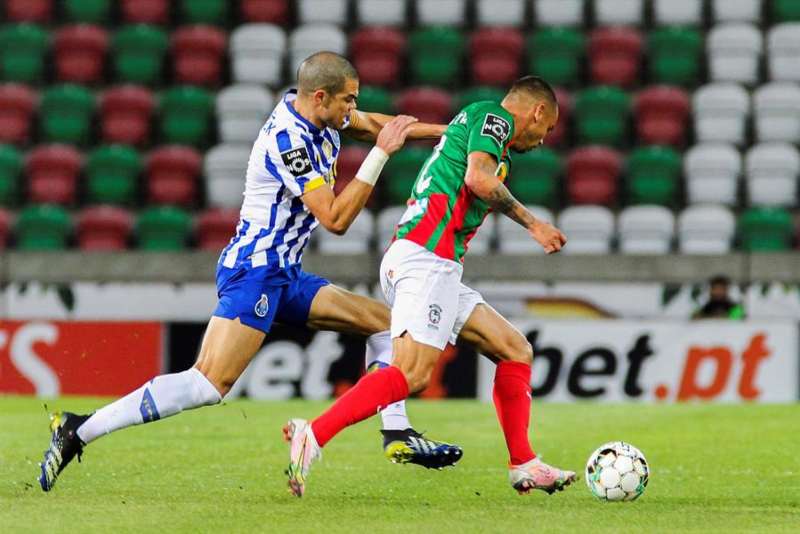 Porto en festejo de gol