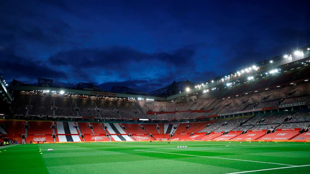 Old Trafford previo a un partido del Manchester United