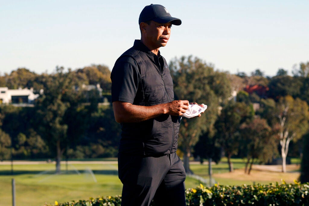 El golfista durante un torneo