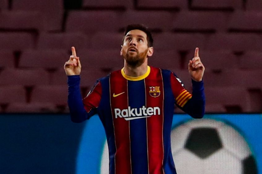 Leo Messi celebra anotación