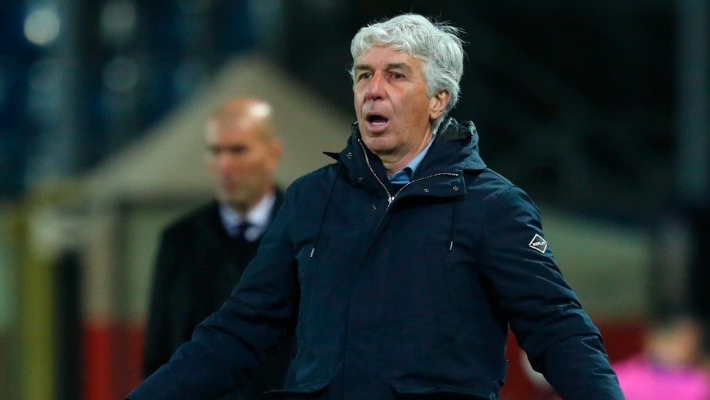 Gasperini en derrota frente al Real Madrid