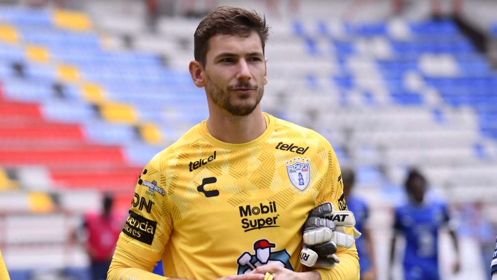 Franco Torgnascioli en partido con Pachuca