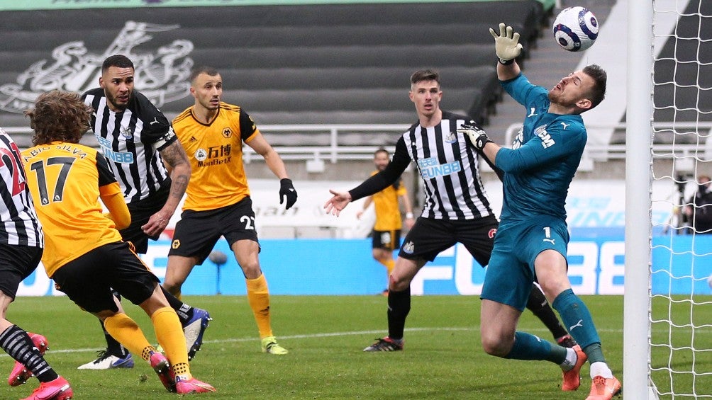 Escuadra del Wolverhampton contra Newcastle en la Premier League