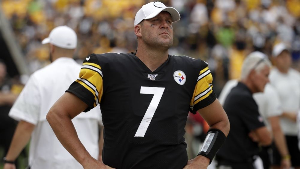 Ben Roethlisberger en un partido con los Steelers