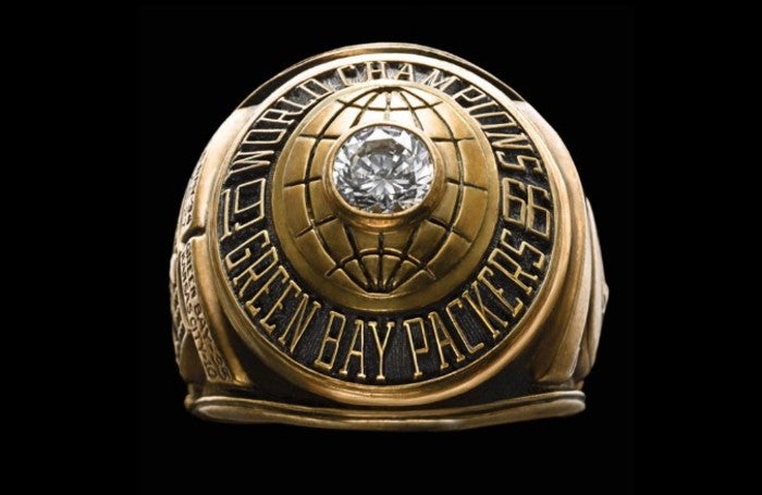 Anillo de Super Bowl de Green Bay