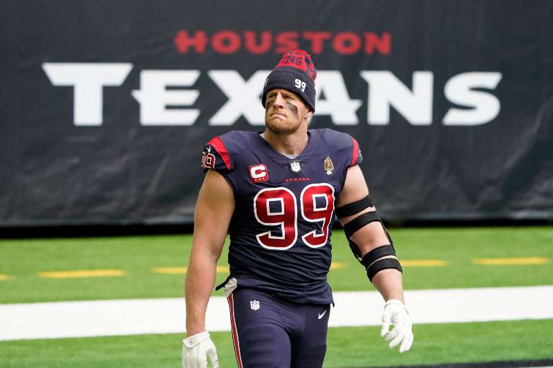 JJ Watt en entrenamiento