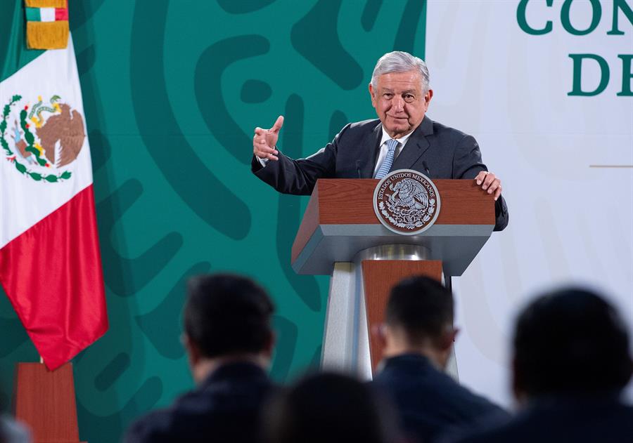 Andrés Manuel López Obrador en conferencia de prensa