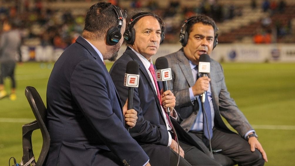 García Toraño con Álvaro Morales y Mario Carrillo 