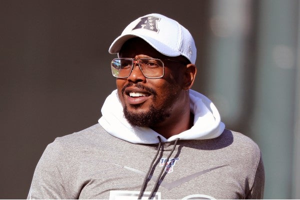 Von Miller durante práctica de la NFL en el Pro Bowl en Kissimmee, Florida.