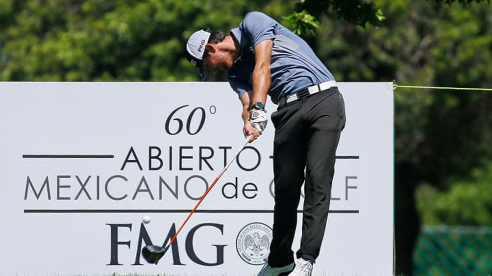 Mito Pereira, en acción en el Abierto Mexicano de Golf