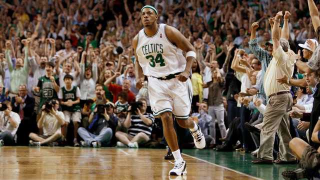 Paul Pierce, en juego con los Celtics