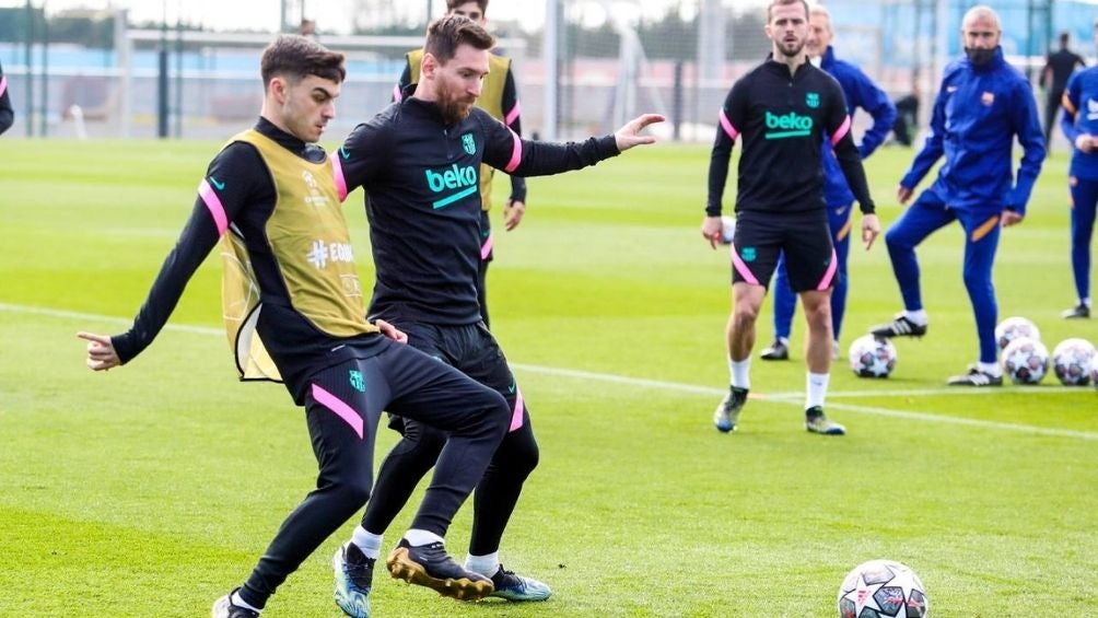 Barcelona se prepara para el juego 