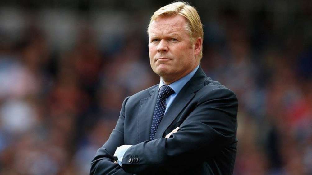 Koeman en entrenamiento