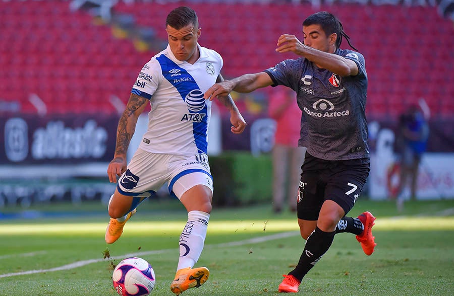 Juego ente Puebla y Atlas en el torneo pasado