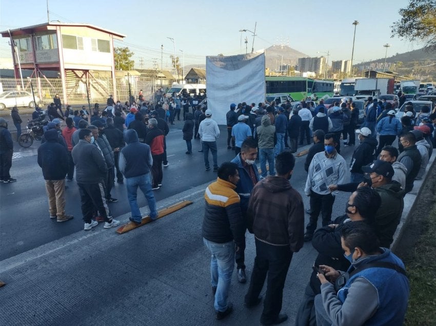 Transportistas bloqueando las vialidades