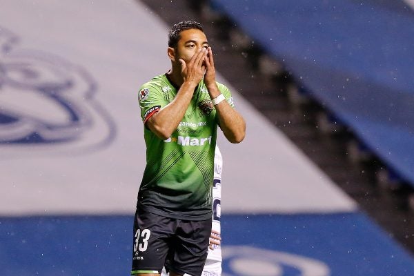 Marco Fabián en lamento con Juárez