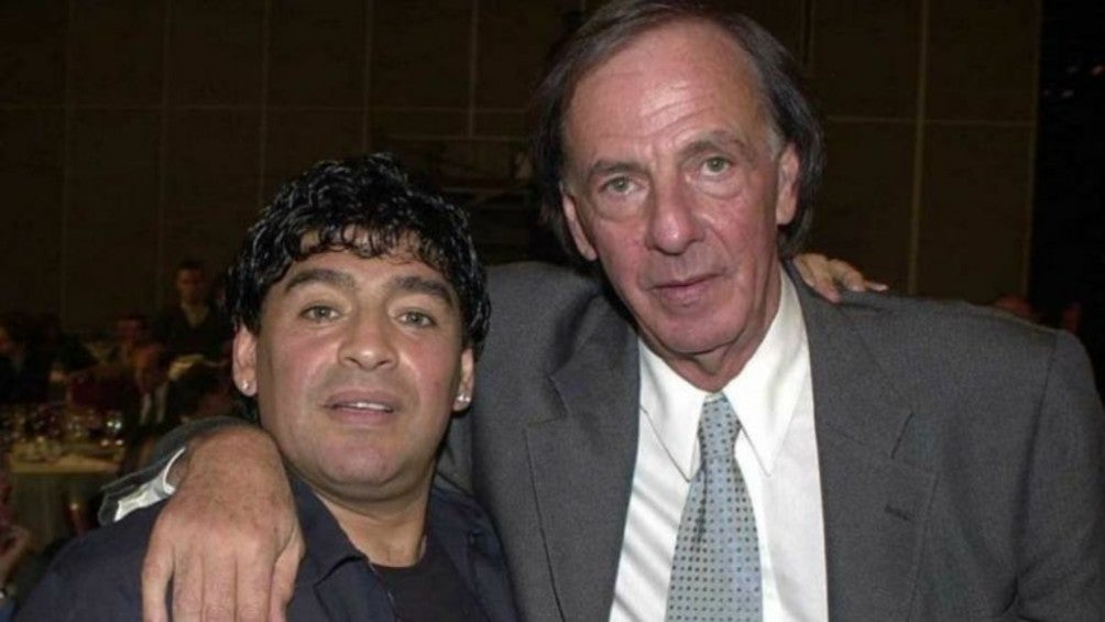 Maradona y César Luis Menotti