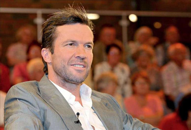 Lothar Matthäus durante una reunión 