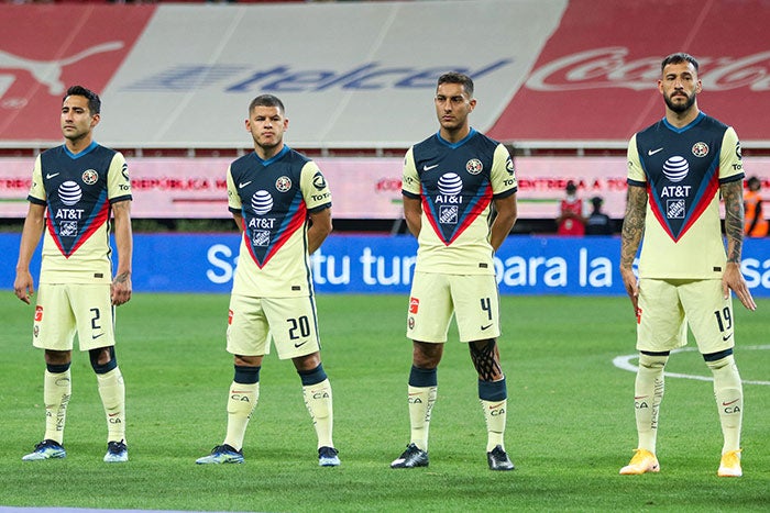 Jugadores de América en el Clásico Nacional