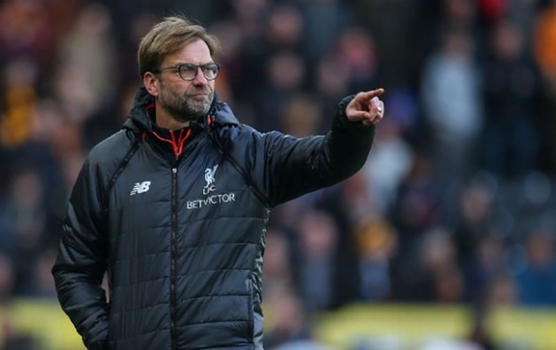 Jürgen Klopp en juego con el Liverpool