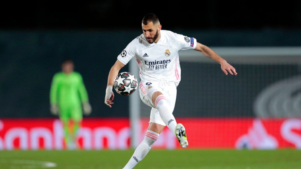 Karim Benzema en victoria vs Atalanta