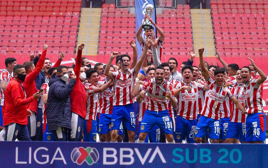 El plantel Sub 20 salió campeón en el Apertura 2020