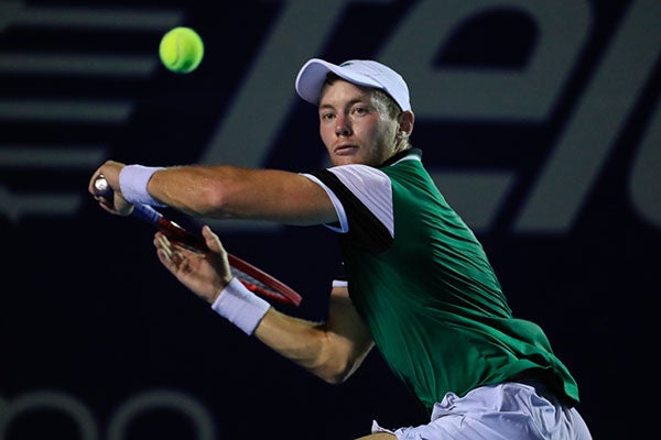 Dominik Koepfer en el partido ante Zverev