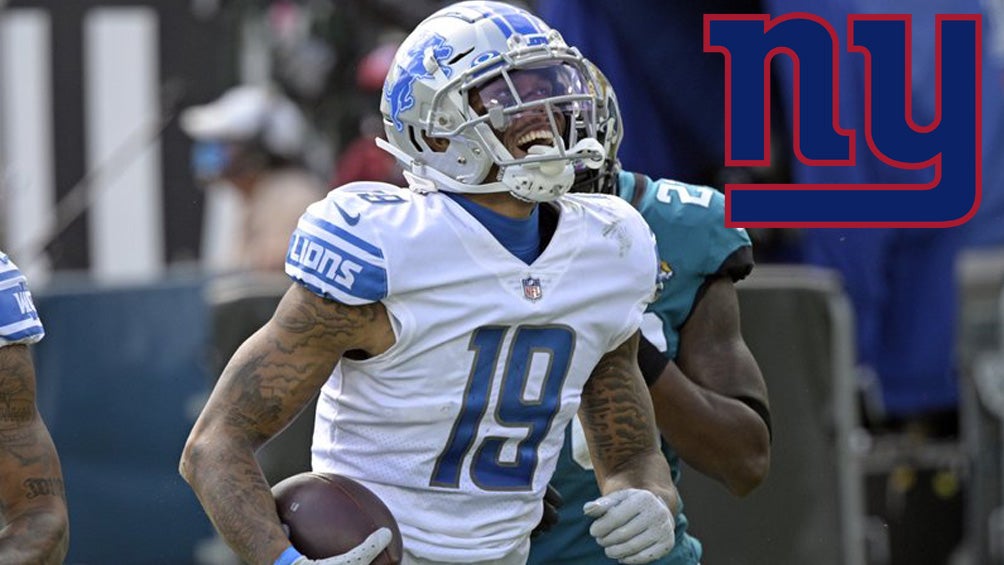 Kenny Golladay, en un juego de los Giants