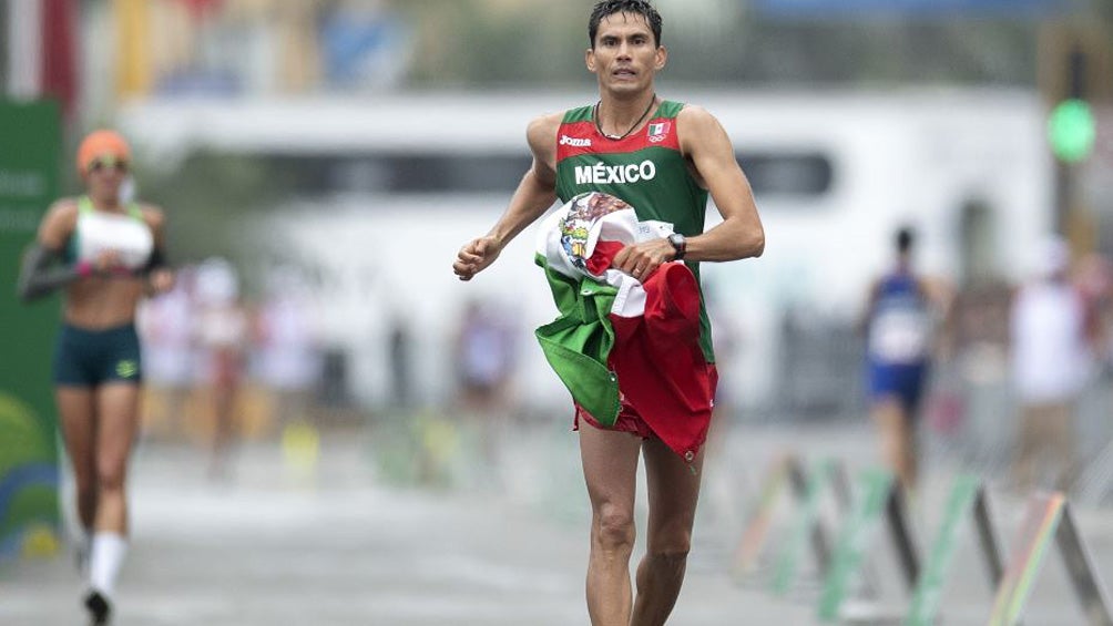 Horacio Nava, durante la competencia