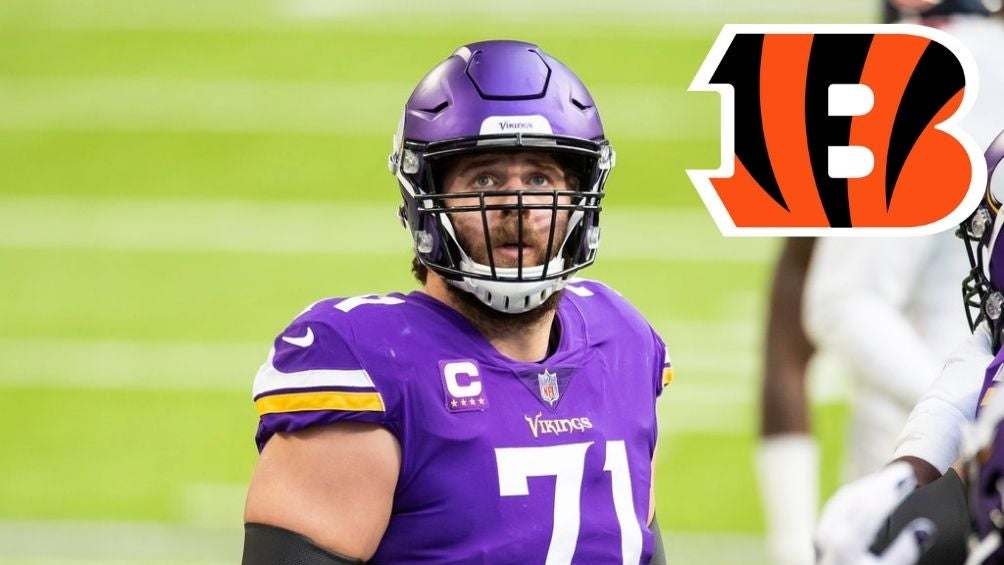 Riley Reiff firmó con los Bengals