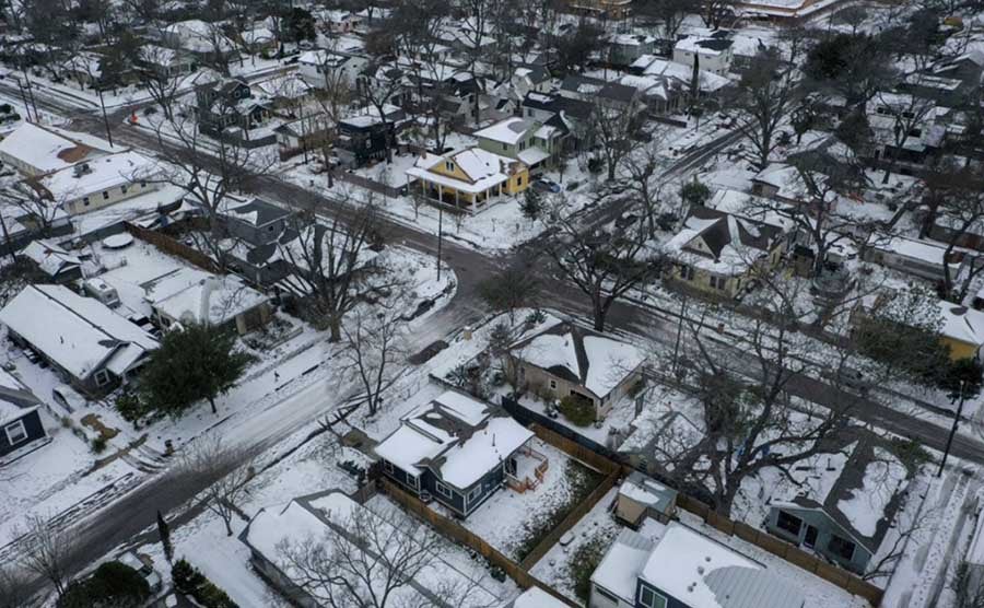 Texas fue azotada por una tormenta invernal