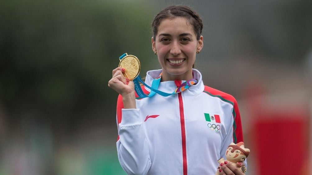 Arceo con su medalla de Oro en Panamericanos de Lima 2019