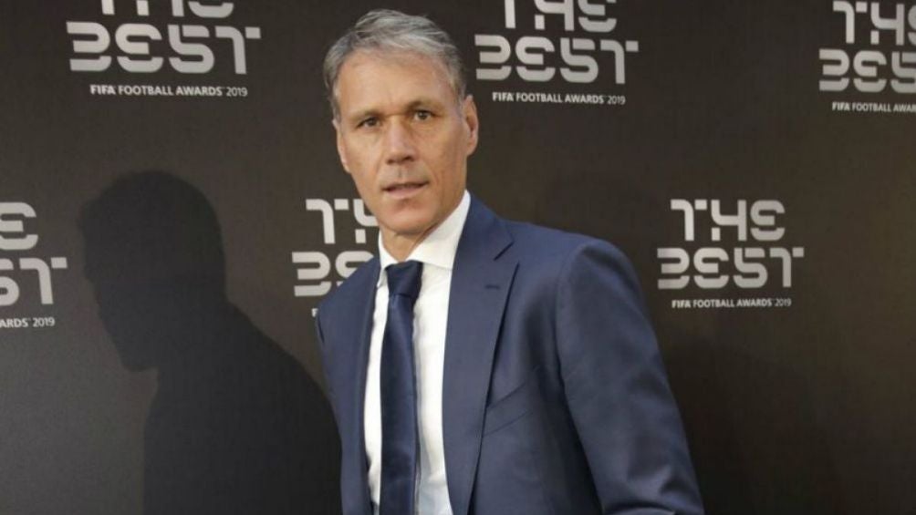 Van Basten, en una entrega de premios The Best