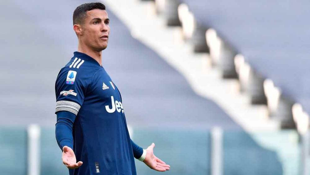 Cristiano Ronaldo en lamento con la Juventus