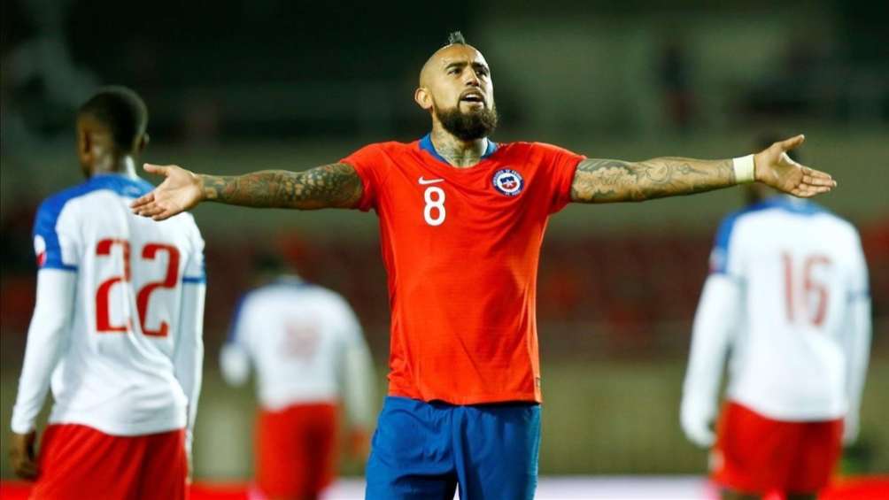 Arturo Vidal en partido