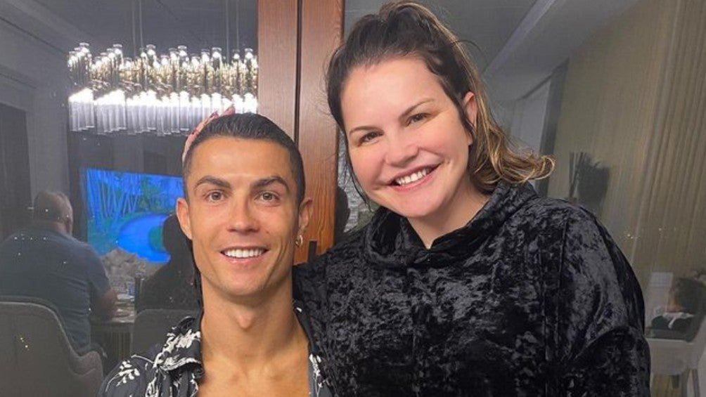 Cristiano Ronaldo junto a su hermana Katia Aveiro