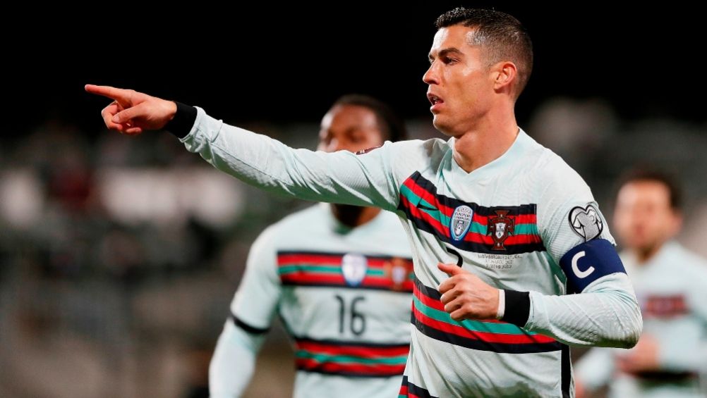 Cristiano Ronaldo en un partido con la Selección de Portugal