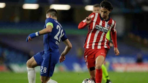 Joao Félix en acción con el Atlético de Madrid