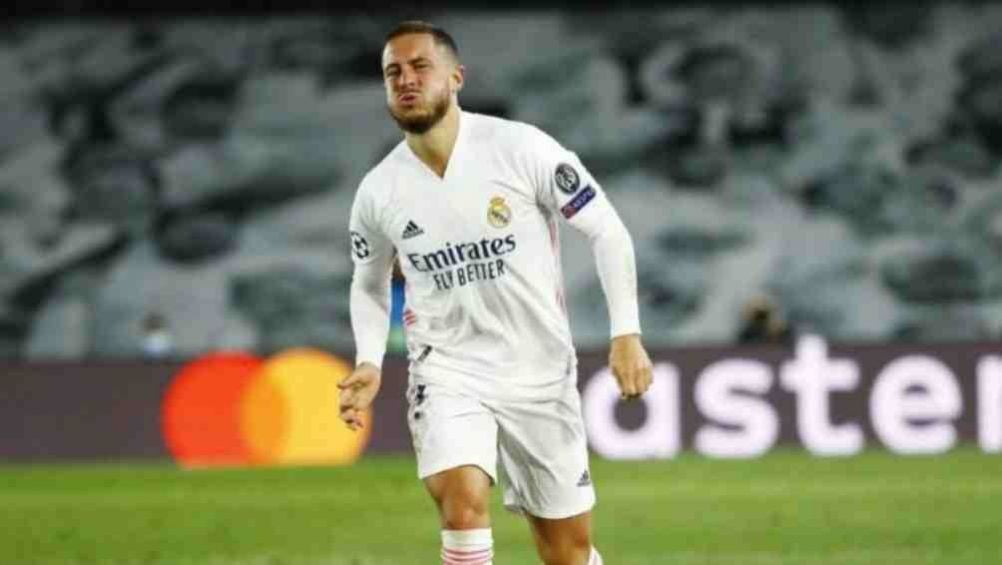  Eden Hazard durante un partido con el Real Madrid