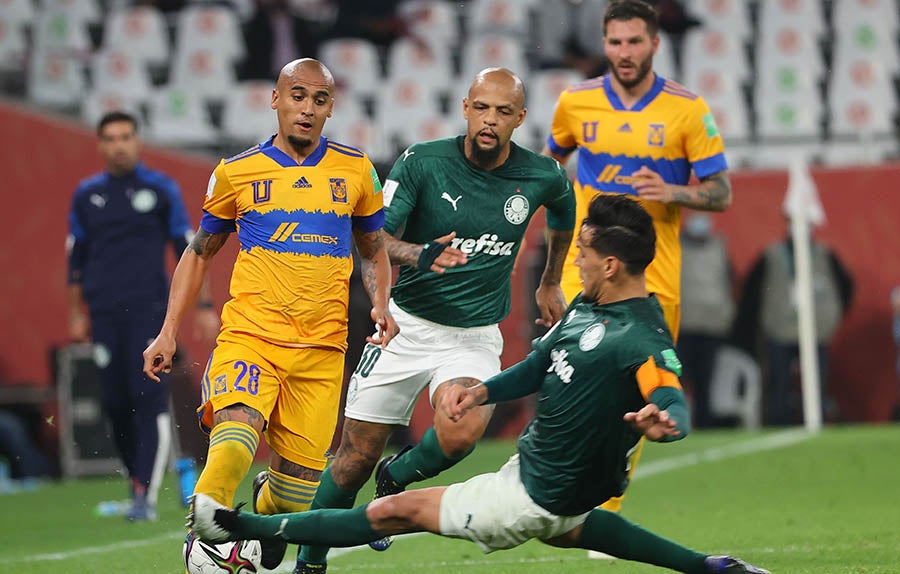 Melo en partido ante Tigres en el Mundial de Clubes