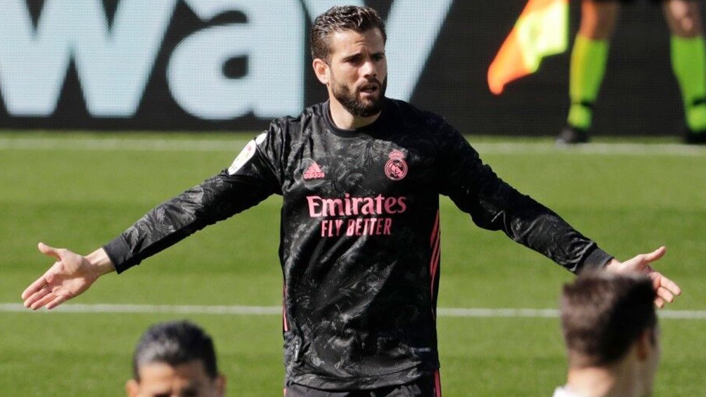 Nacho Fernández, en acción con Real Madrid