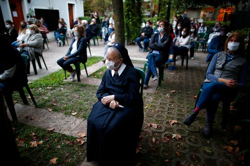 Misa religiosa en Argentina en tiempos de Covid-19