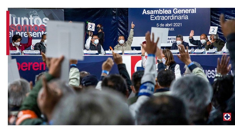 Votaciones en la Asamblea General Extraordinaria