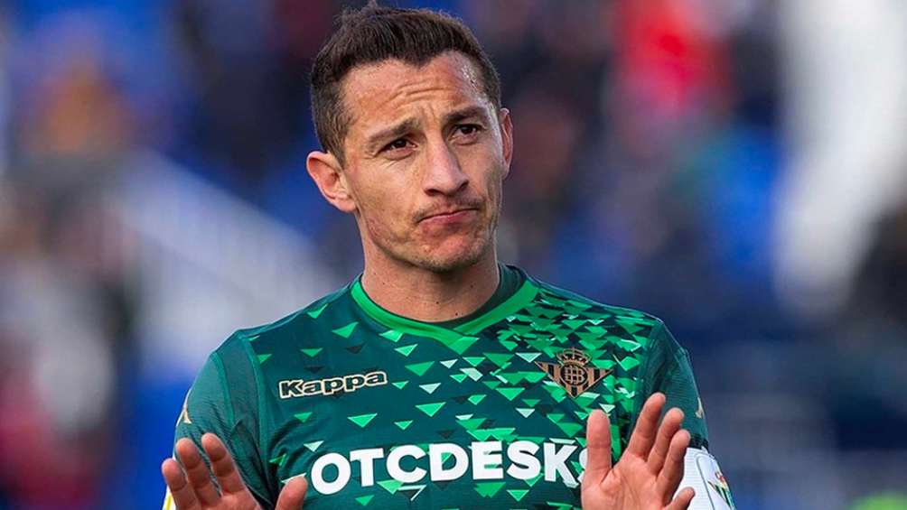 Andrés Guardado en entrenamiento