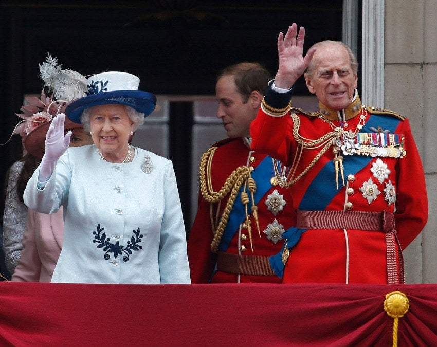 La Reina Isabel y el príncipe Felipe