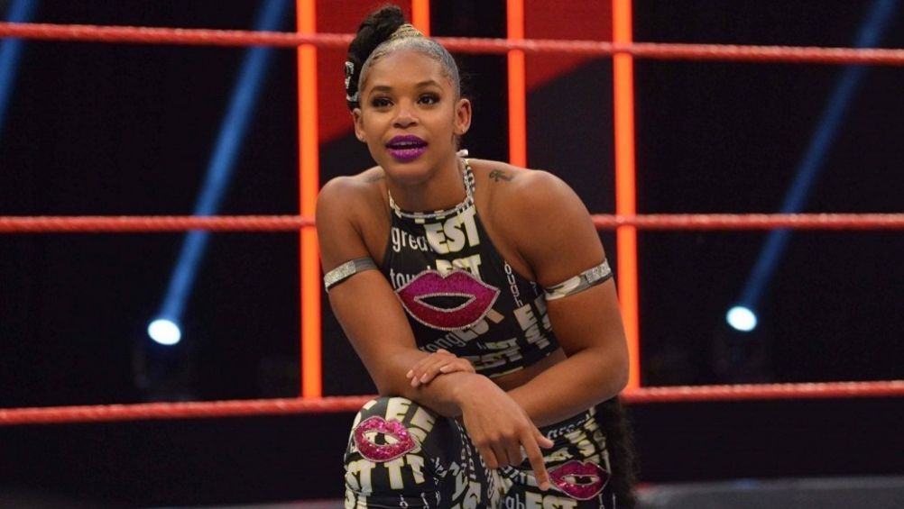 Bianca Belair en un evento de la WWE