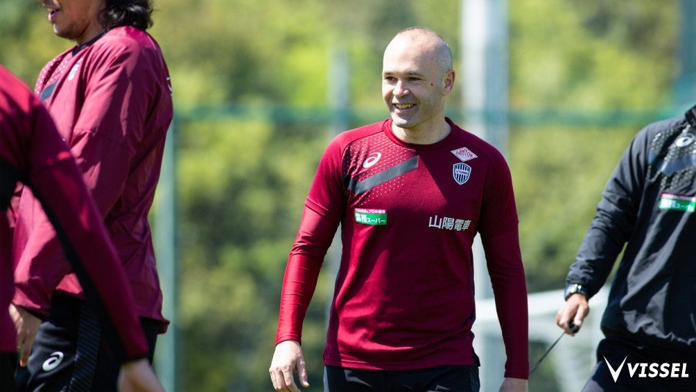 Andrés Iniesta regresa a entrenar con los Vissel Kobe