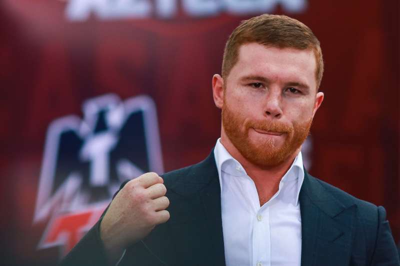 Canelo Álvarez en presentación