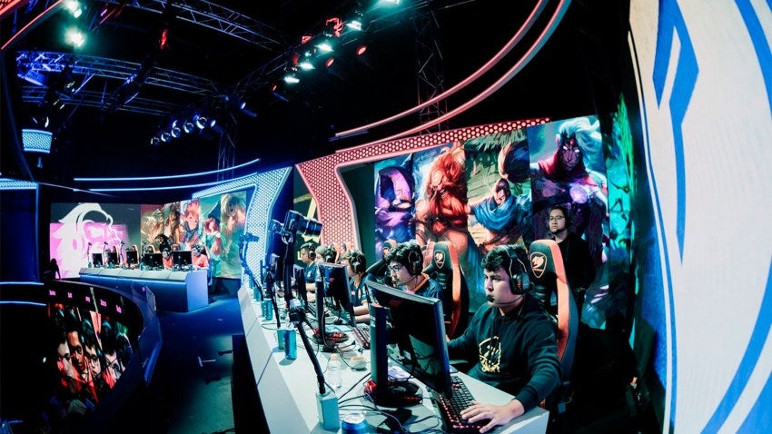 Un evento de la Liga Latinoamericana de League of Legends