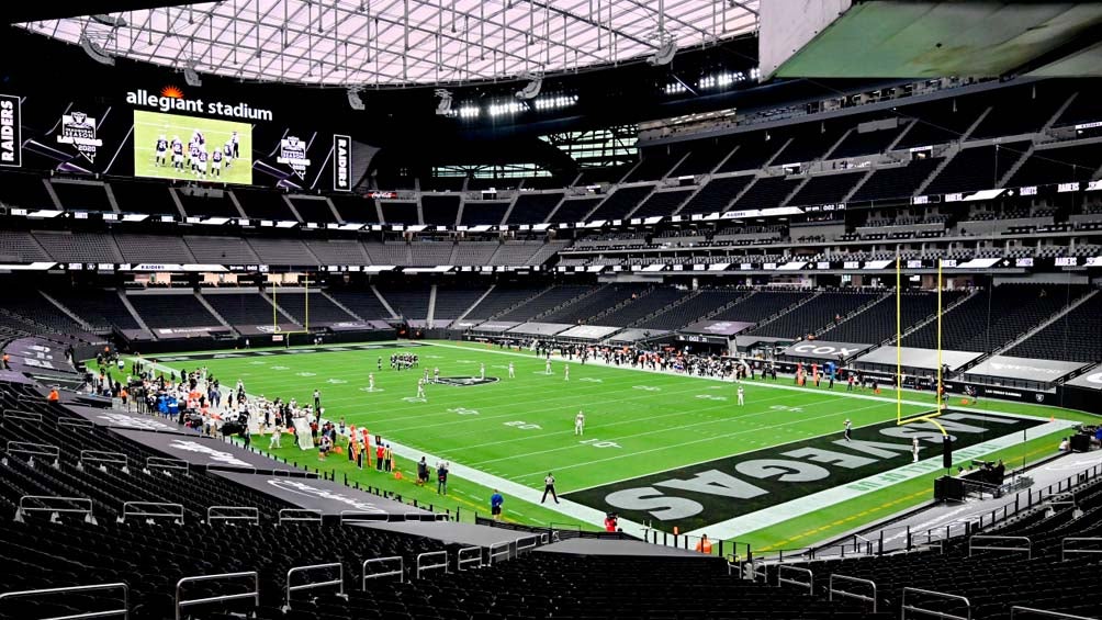 Panorámica del Allegiant Stadium de los Raiders